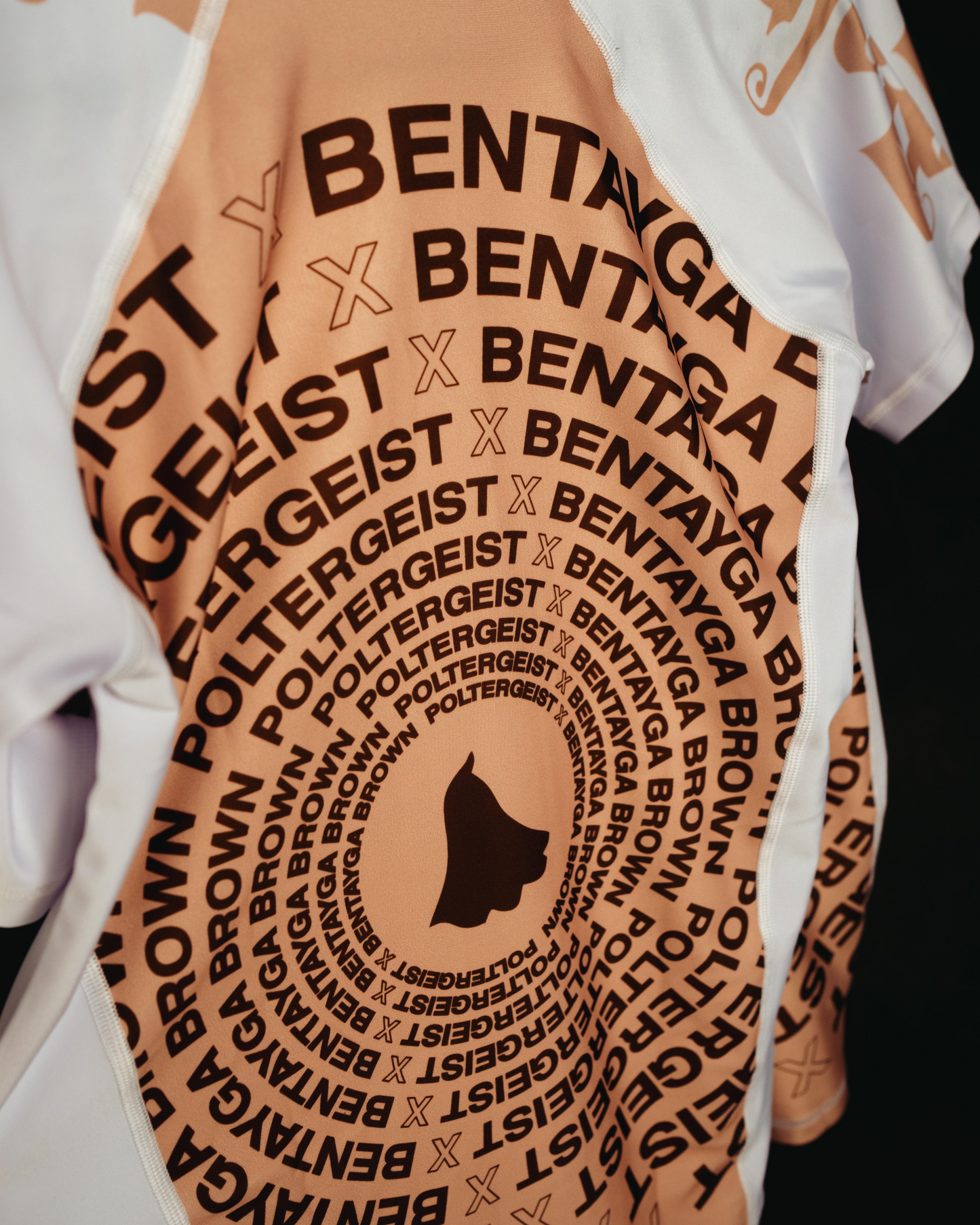 Poltergeist X Bentayga Brown Rashguard (Champagne)