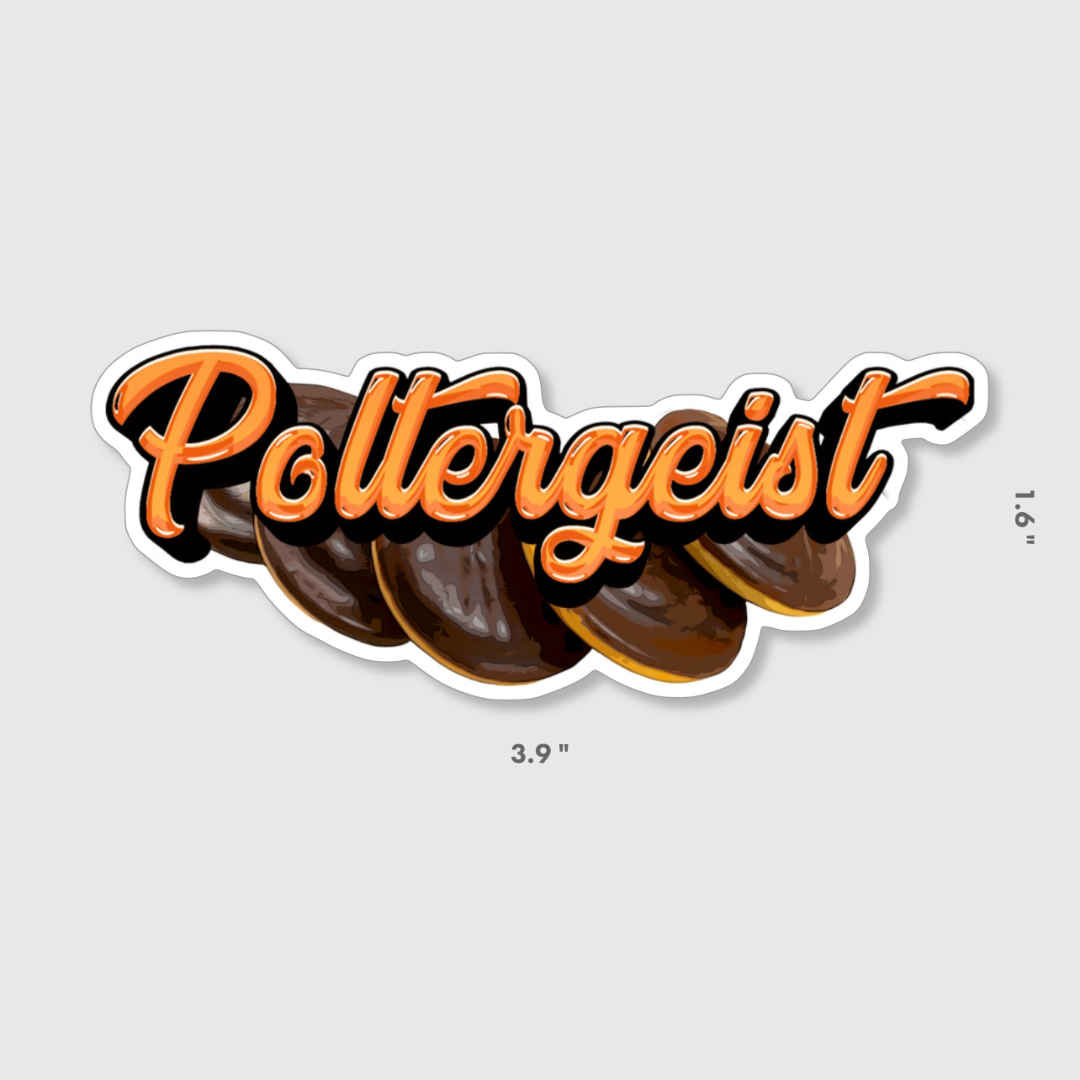 Poltergeist Jaffa Orange Sticker