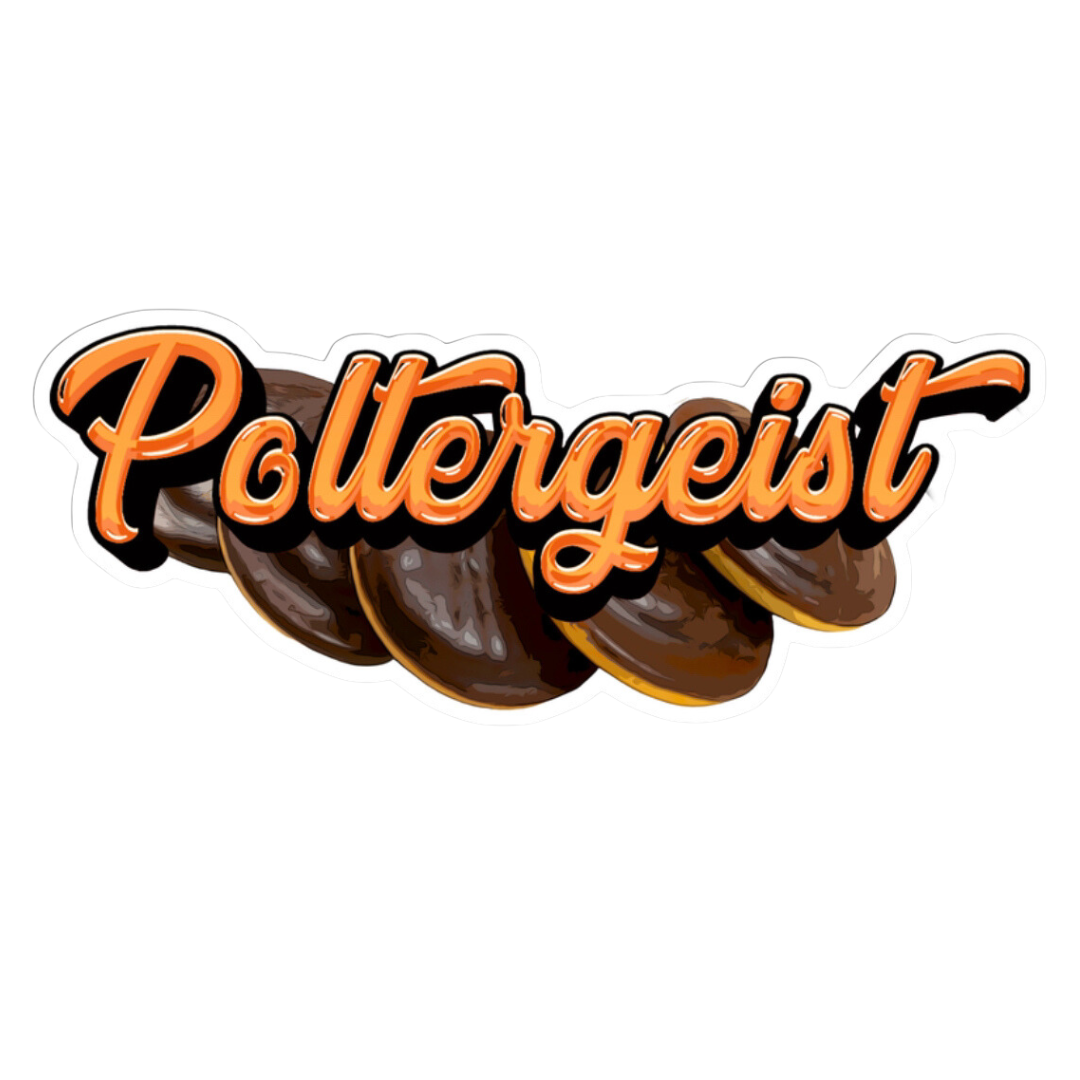 Poltergeist Jaffa Orange Sticker