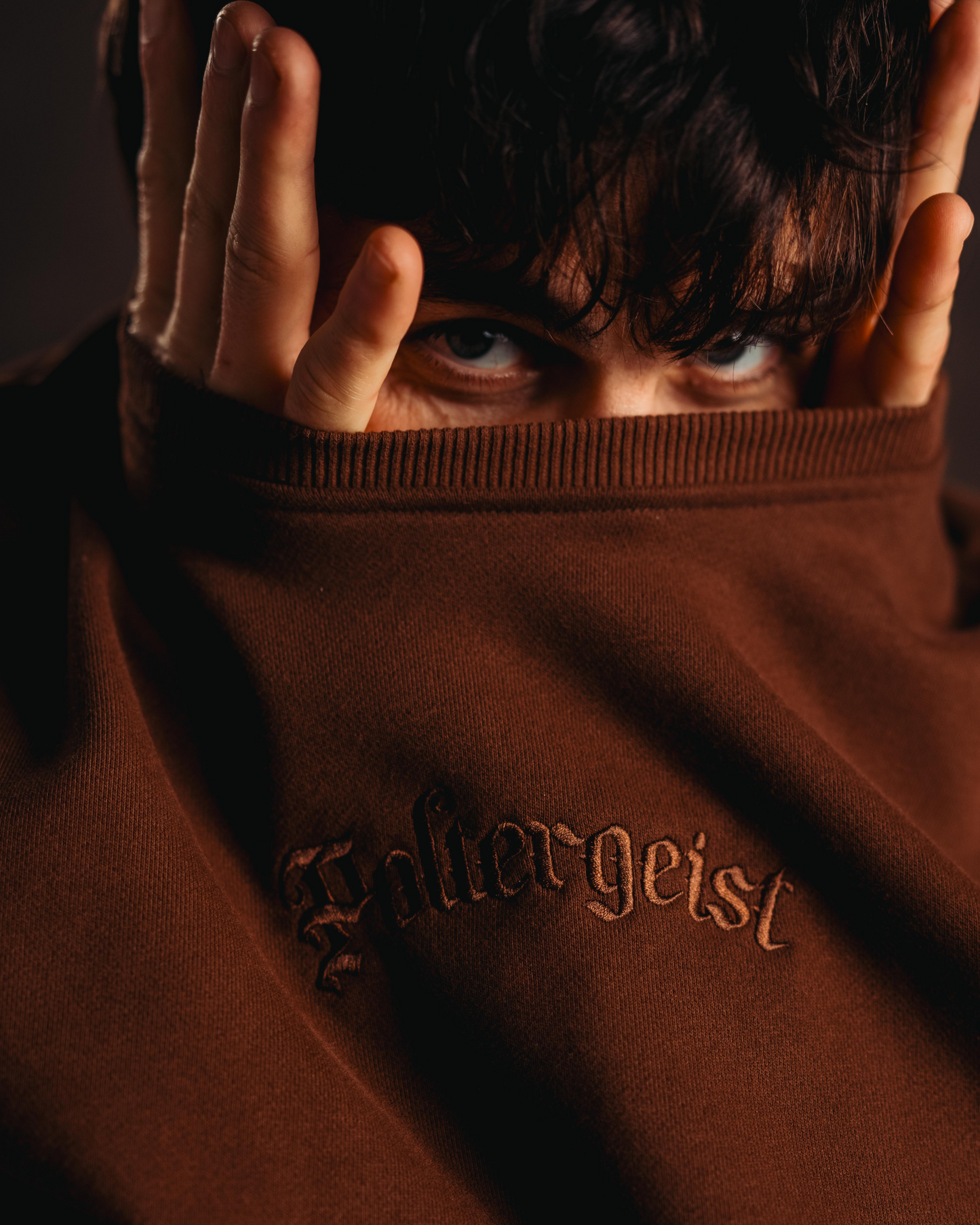 Poltergeist X Bentayga Brown Crewneck