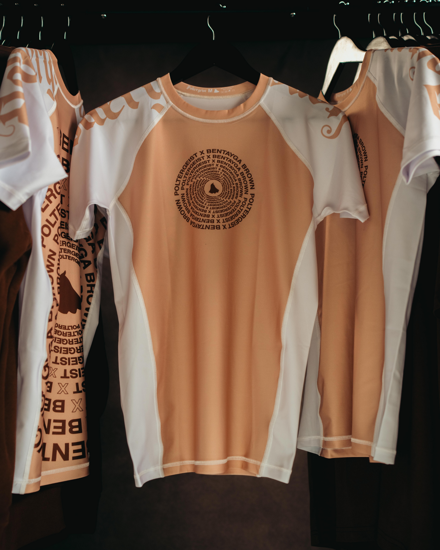 LAST ONE! Poltergeist X Bentayga Brown Rashguard (Champagne)