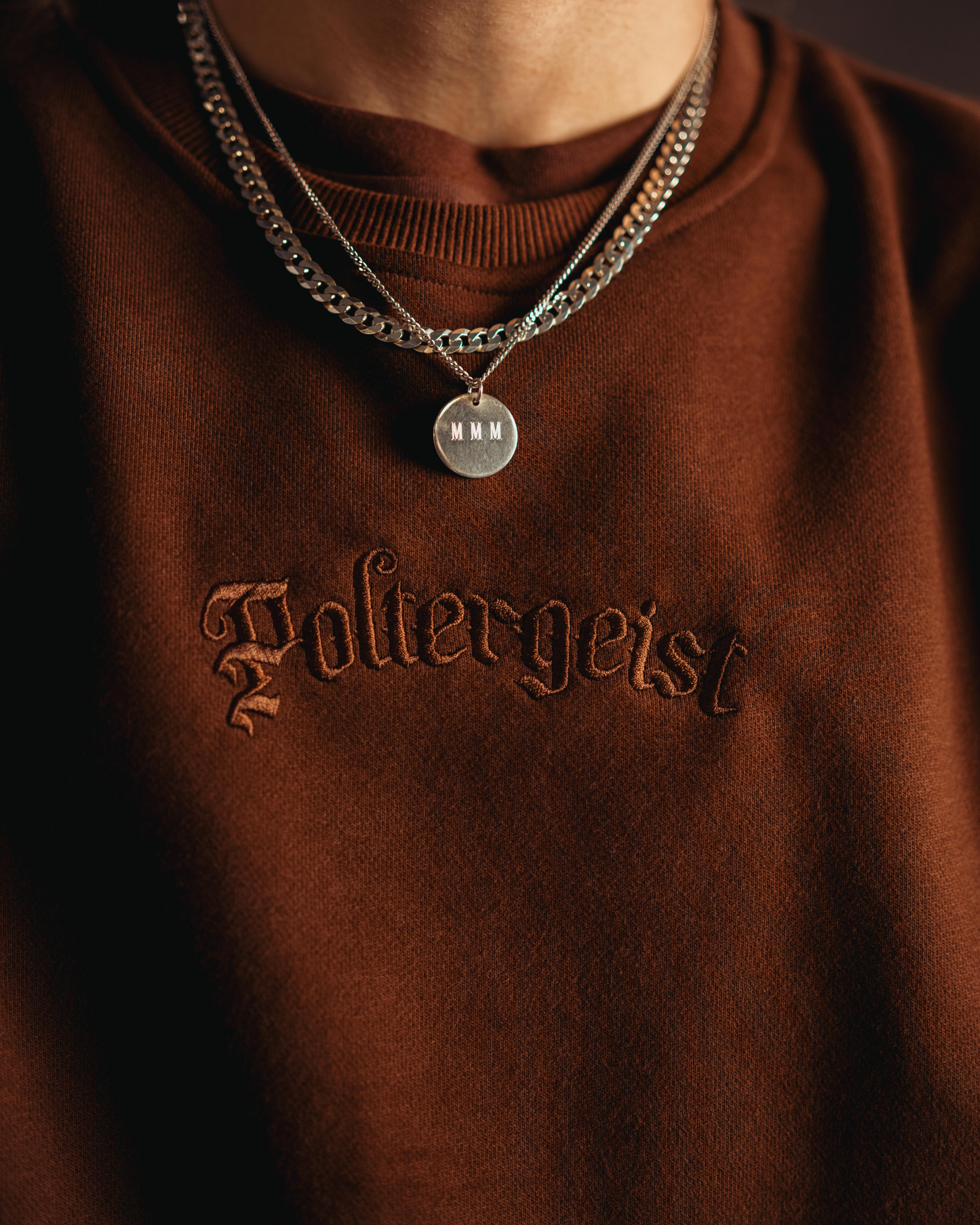 Poltergeist X Bentayga Brown Crewneck