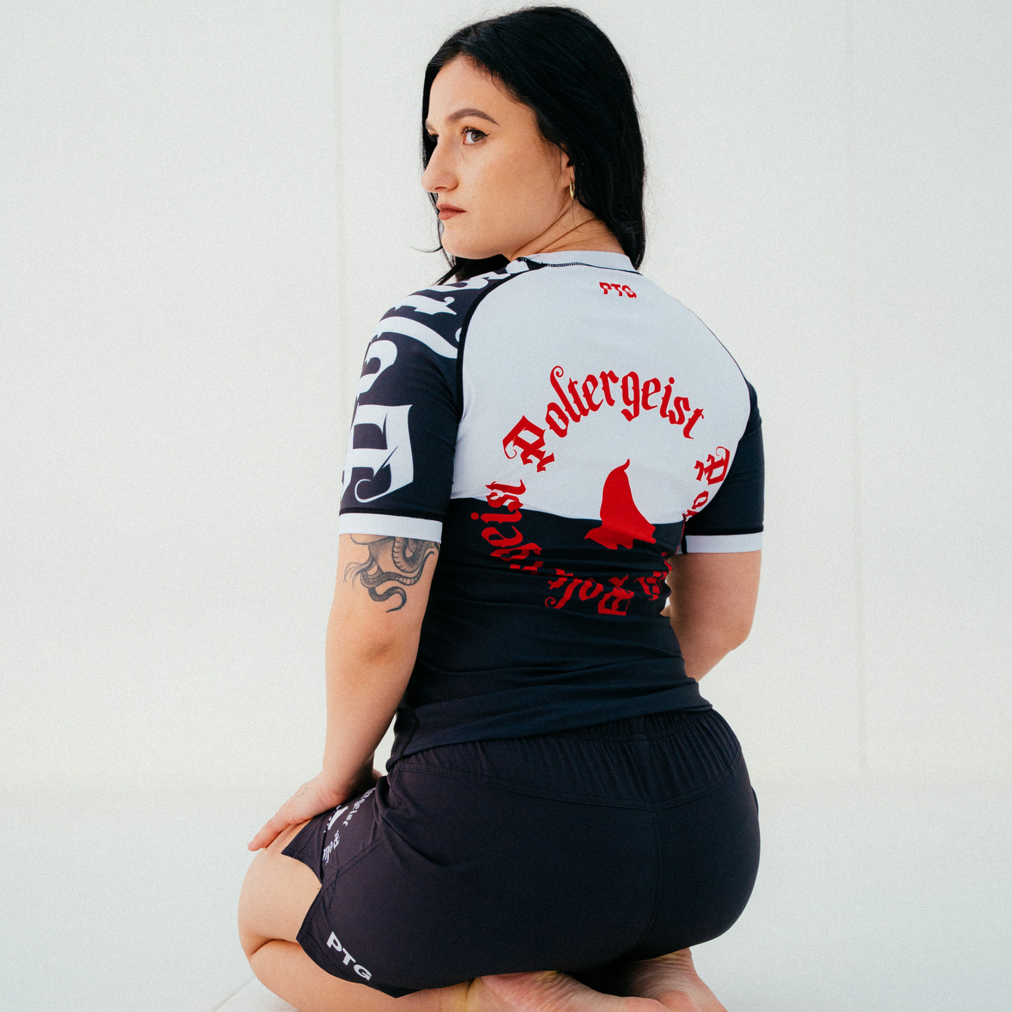 White/ Black Ranked 2.0 Rashguard - PRE ORDER