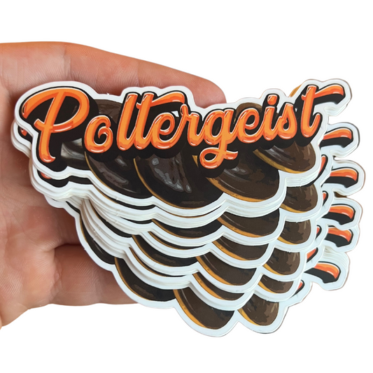 Poltergeist Jaffa Orange Sticker