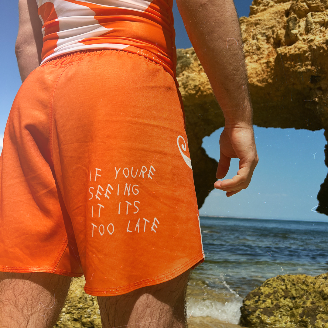 Poltergeist Jaffa Orange Shorts